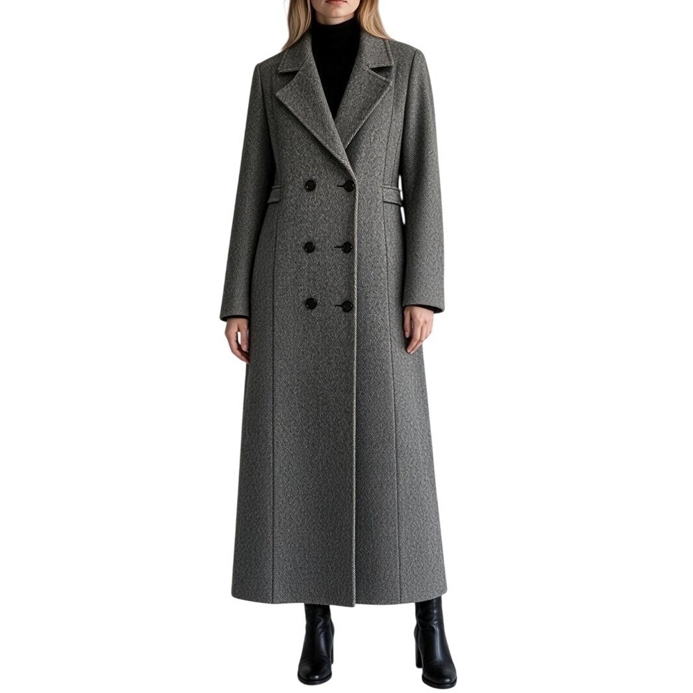 Wellington Fashions Vintage Tweed Maxi Coat